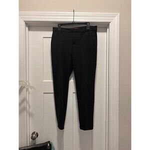 Liverpool Los Angeles Women’s Black Flat Front Dress Pants Size 10 Tall Cropped